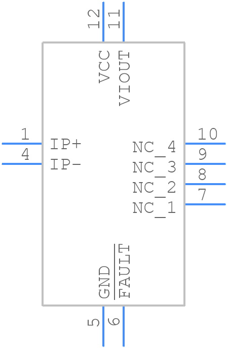 ACS711KEXLT12ABJ55 - Allegro Microsystems - PCB symbol