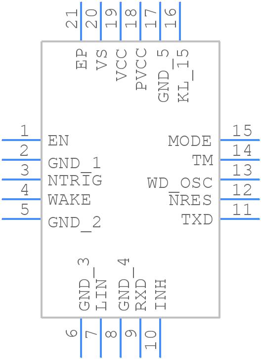 ATA6624C-PGQW-1 - Microchip - PCB symbol