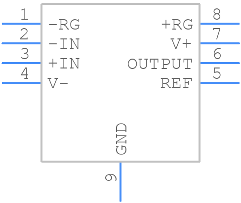 LT6370AIS8E#PBF - Analog Devices - PCB symbol