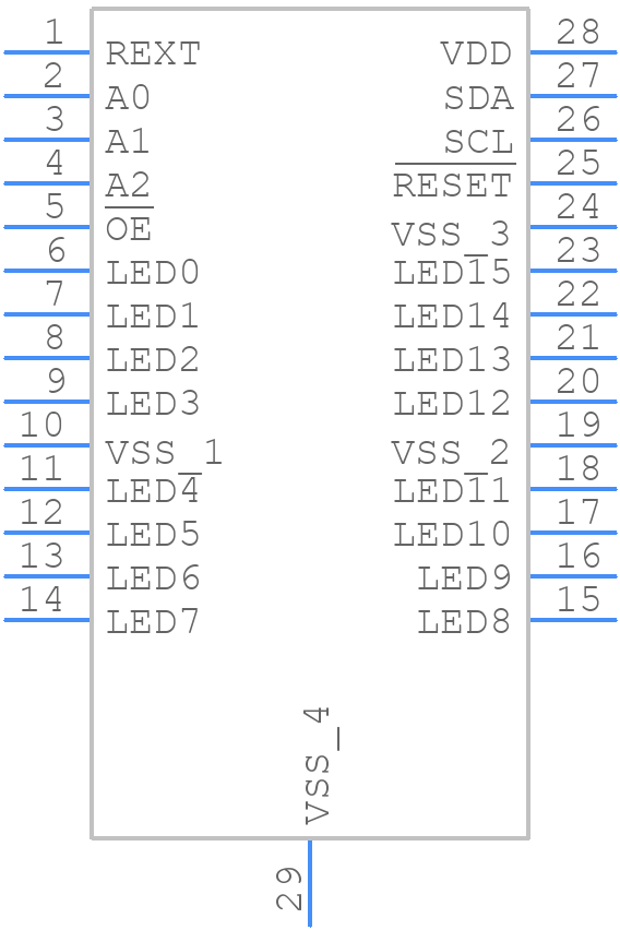 PCA9952TW/Q900,118 - NXP - PCB symbol