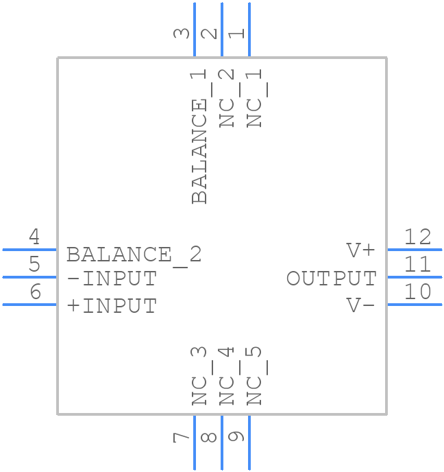 5962-9098001MXA - Analog Devices - PCB symbol