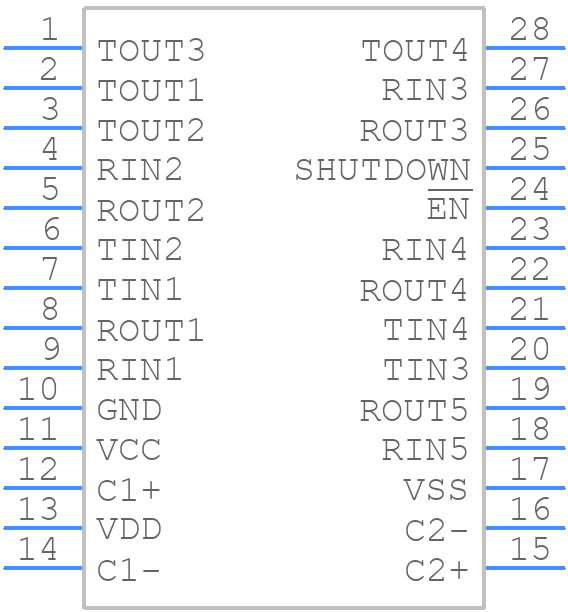 SN75LBC241DWR - Texas Instruments - PCB symbol