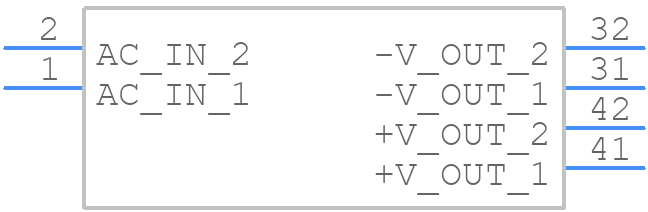 TMT 50115 - Traco Power - PCB symbol