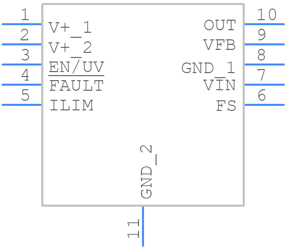 LT3040IDD#PBF - Analog Devices - PCB symbol