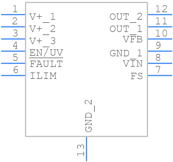 LT3040EMSE#TRPBF - Analog Devices - PCB symbol