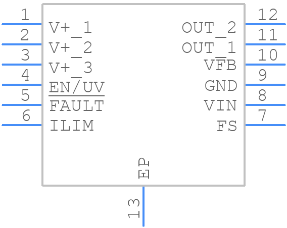 LT3040IMSE#TRPBF - Analog Devices - PCB symbol