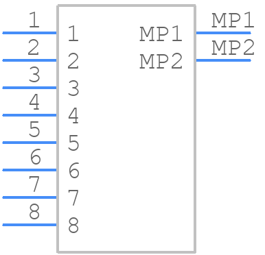 213225-0810 - Molex - PCB symbol