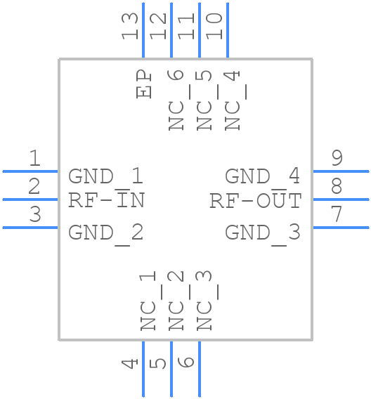 XLF-221+ - Mini-Circuits - PCB symbol