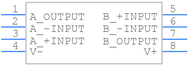 NJM8065M-TE2 - Nisshinbo - PCB symbol