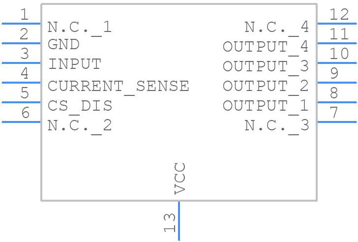 VN5E050AJTR-E - STMicroelectronics - PCB symbol