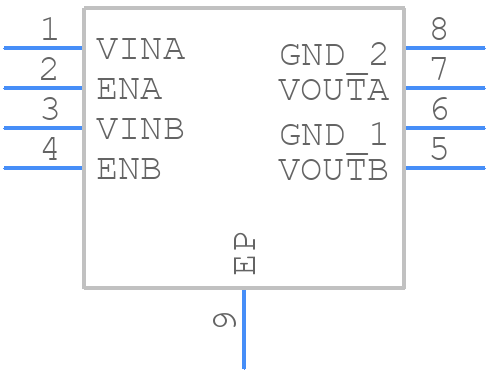 MIC94068YML-TR - Microchip - PCB symbol