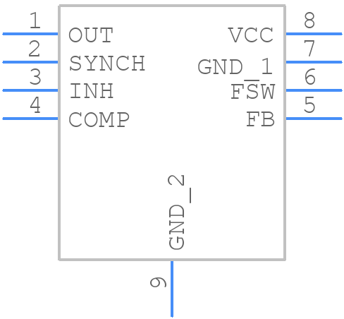 L5987ATR - STMicroelectronics - PCB symbol
