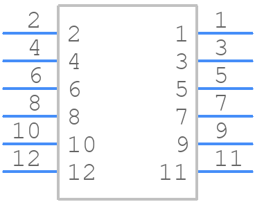 1-1969572-2 - TE Connectivity - PCB symbol