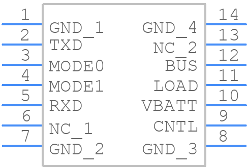 MC33897CTEFR2 - NXP - PCB symbol
