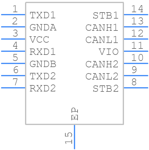 TJA1059TK - NXP - PCB symbol