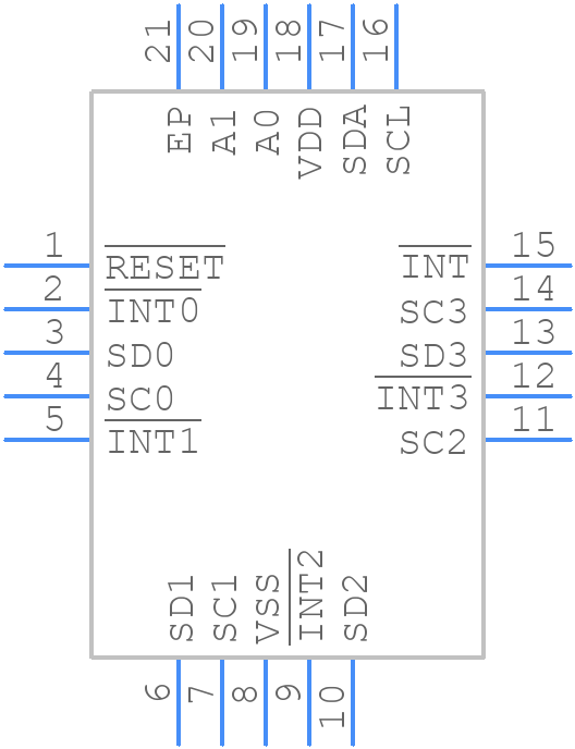 PCA9545ABS,118 - NXP - PCB symbol