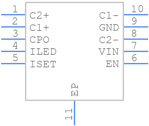 LTC3214EDD#PBF - Analog Devices - PCB symbol