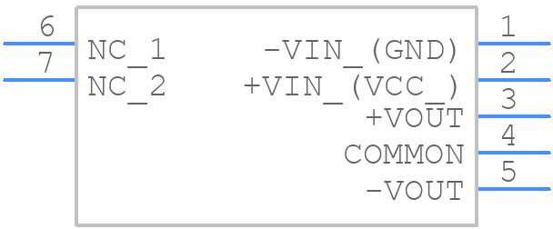TRS2-1221 - Traco Power - PCB symbol
