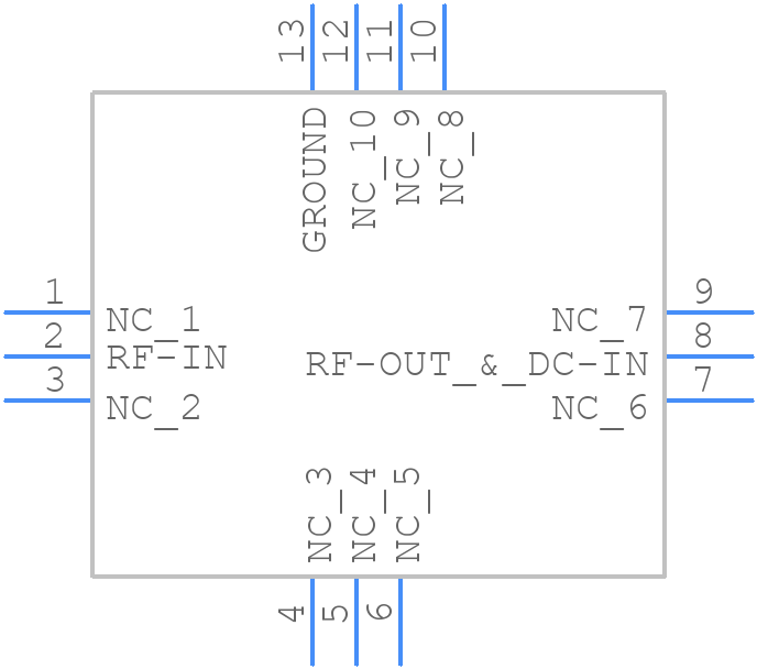 PMA3-83LNW+ - Mini-Circuits - PCB symbol