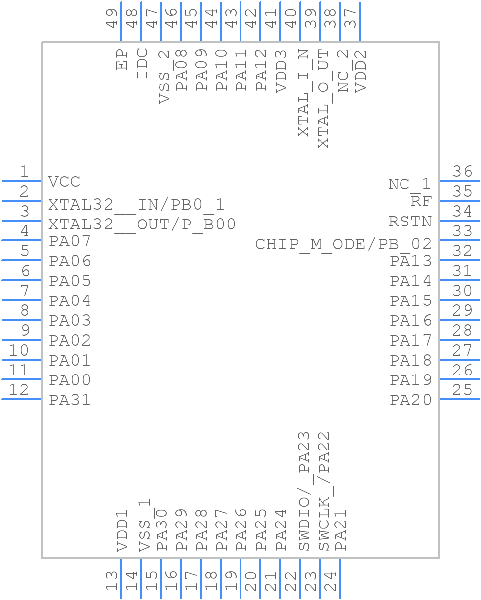 QN9080CHN - NXP - PCB symbol