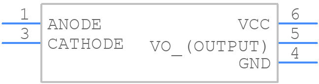 TLP2363(TPR,E - Toshiba - PCB symbol