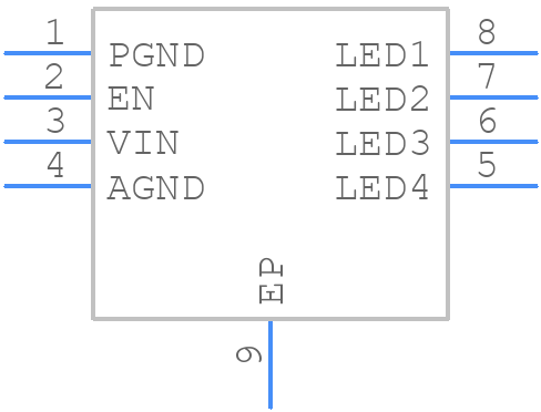 AW9364DNR - AWINIC - PCB symbol