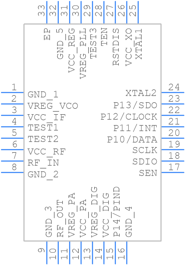 OL2381AHN/C0B,515 - NXP - PCB symbol