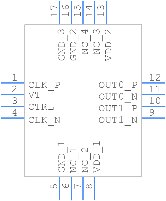 ZL40213LDF1 - Microsemi Corporation - PCB symbol