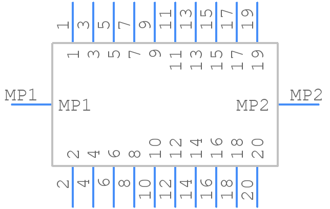 046214020010846+ - Kyocera AVX - PCB symbol