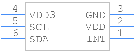 TMD26353M - ams OSRAM - PCB symbol