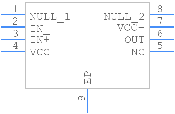 THS4031IDGNG4 - Texas Instruments - PCB symbol