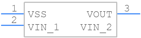 XC6203E332PR-G - Torex - PCB symbol