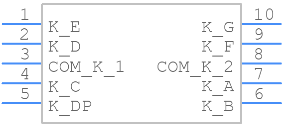 SA56-21YWA - Kingbright - PCB symbol
