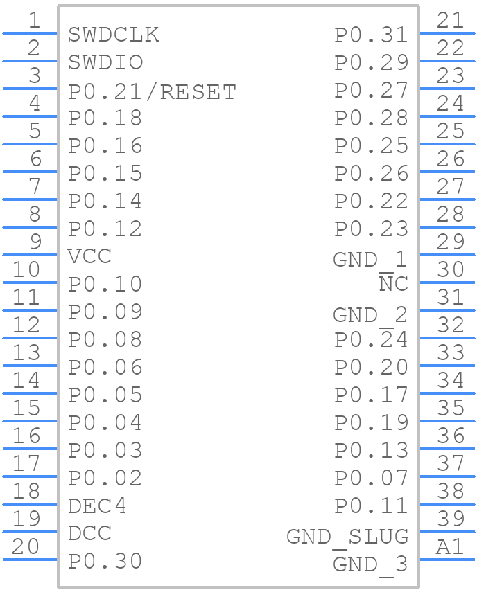 UTO-NBL-52A - Utovertek - PCB symbol