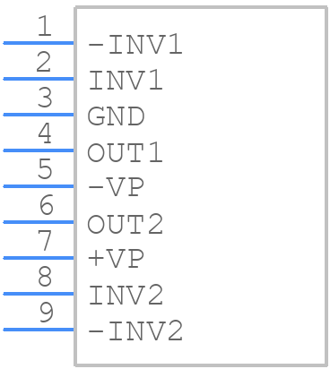 TDA1521 - NXP - PCB symbol