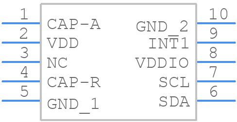 MAG3110FCR1 - NXP - PCB symbol