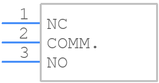 100SP4T1B3M2QEH - E-Switch - PCB symbol