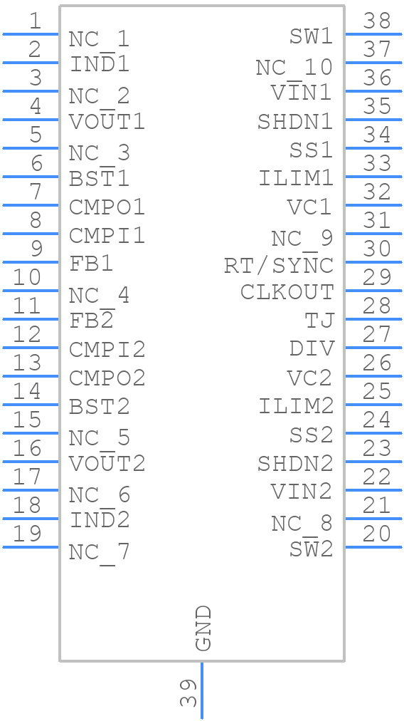 LT3692AHFE#TRPBF - Analog Devices - PCB symbol
