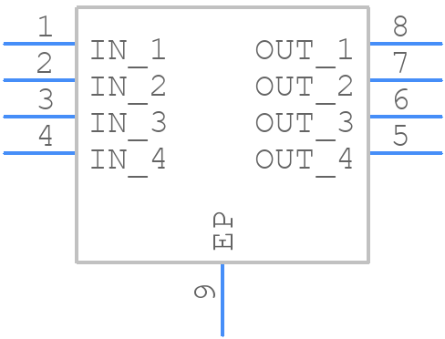 UCLAMP0524P.TCT - SEMTECH - PCB symbol