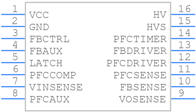 TEA1755T - NXP - PCB symbol
