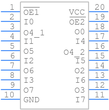 74LCX760MTCX - onsemi - PCB symbol