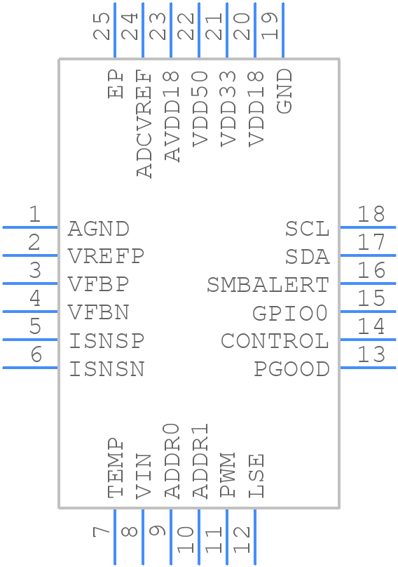 ZSPM1035AA1W1 - Renesas Electronics - PCB symbol
