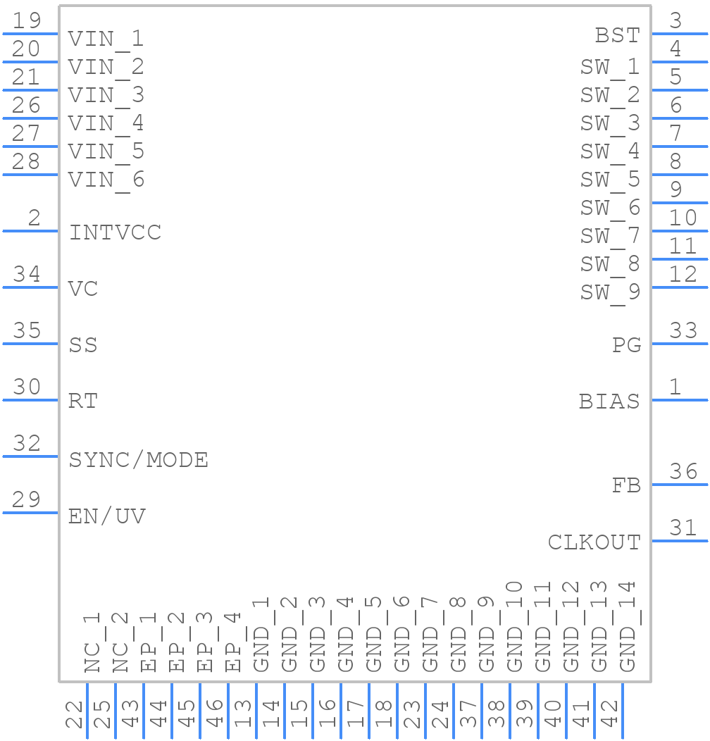 LT8648SEV#PBF - Analog Devices - PCB symbol