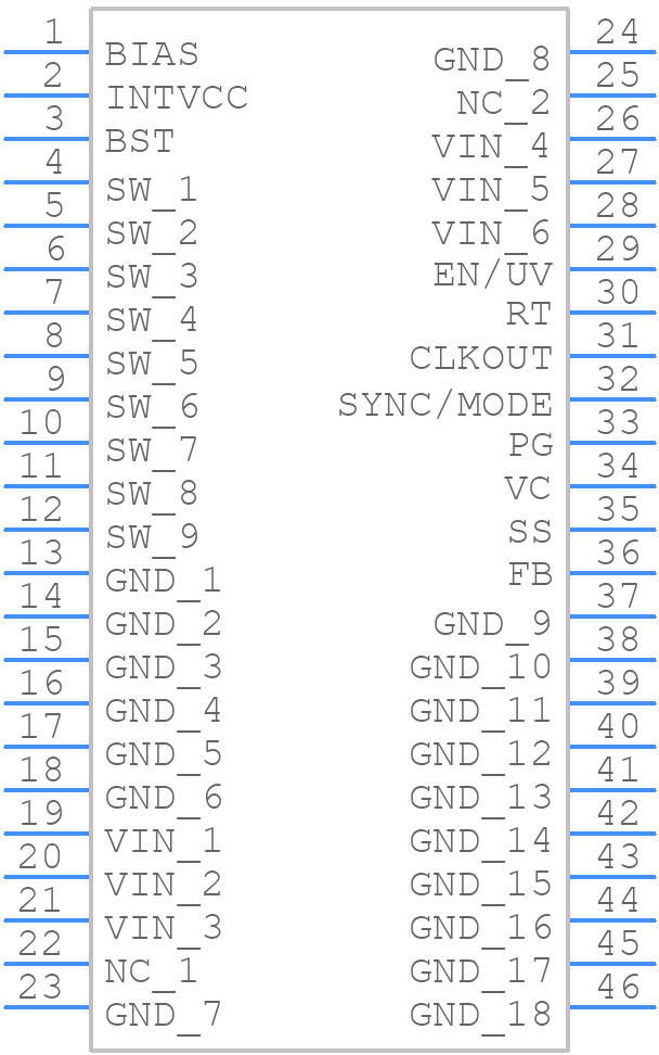 LT8648SHV#WPBF - Analog Devices - PCB symbol