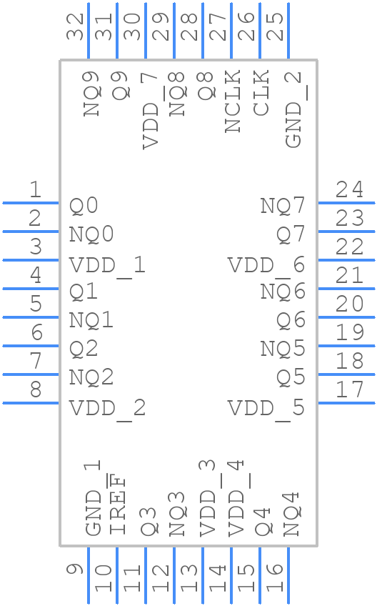 851010AYLF - Renesas Electronics - PCB symbol