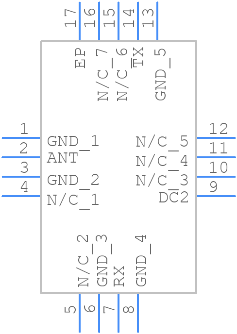 MASW-000834-13560T - MACOM - PCB symbol
