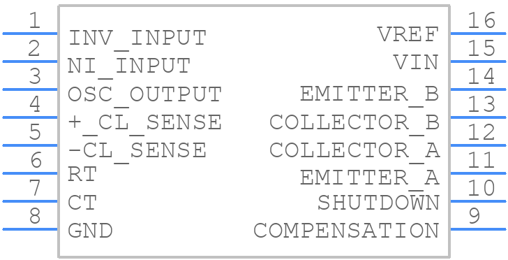 LM2524DN - Texas Instruments - PCB symbol