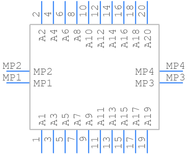 ASP-187091-01 - SAMTEC - PCB symbol