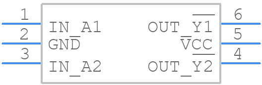 NLU2GU04MUTCG - onsemi - PCB symbol