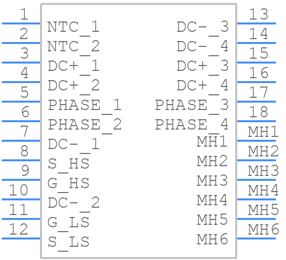 FF11MR12W1M1PB11BPSA1 - Infineon - PCB symbol